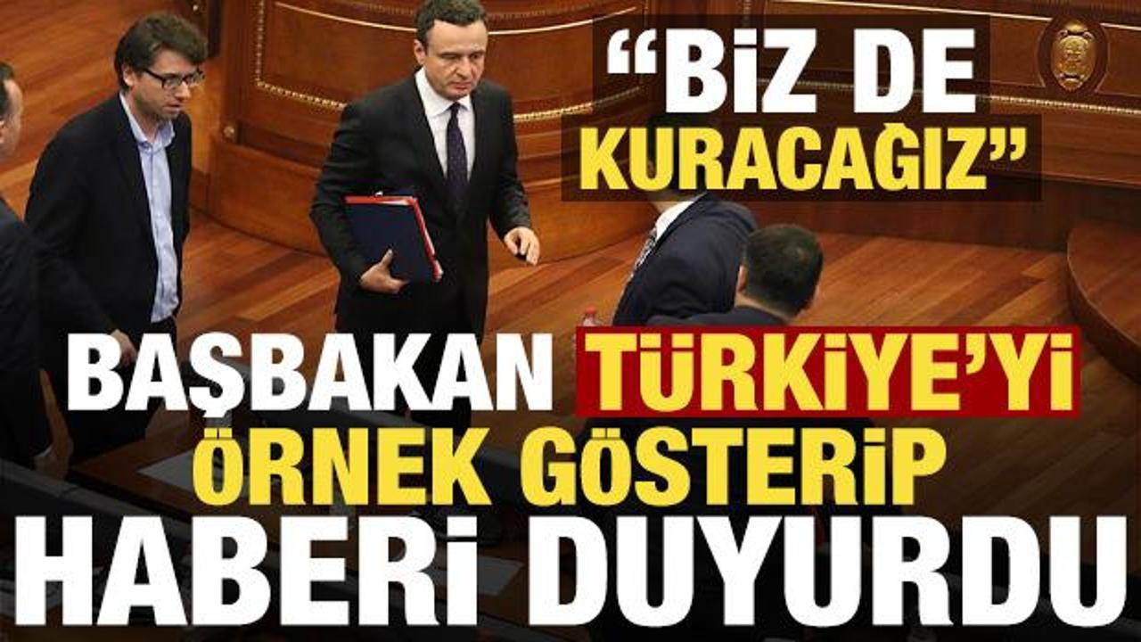 Başbakan, T&uuml;rkiye'yi &ouml;rnek verip duyurdu: Biz de kuruyoruz!