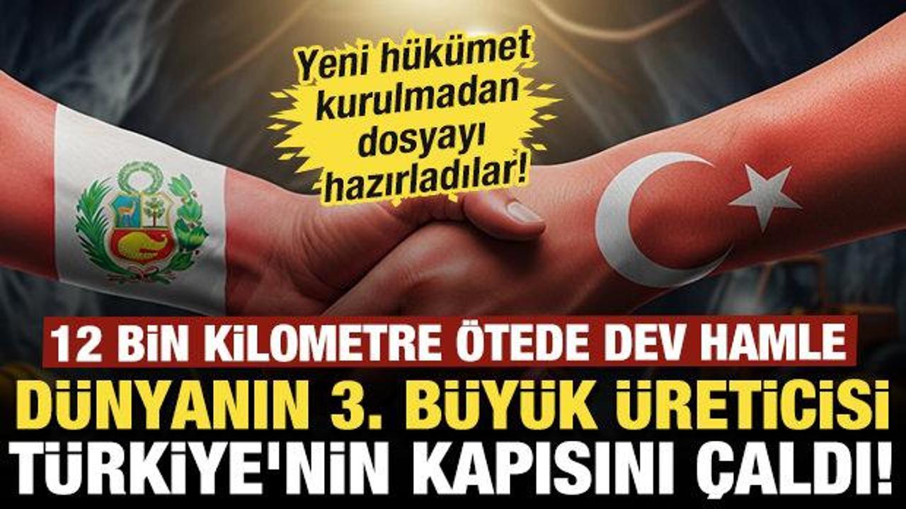 D&uuml;nyanın 3. b&uuml;y&uuml;k &uuml;reticisi T&uuml;rkiye'nin kapısını &ccedil;aldı: "Bize T&uuml;rk tecr&uuml;besi şart!"