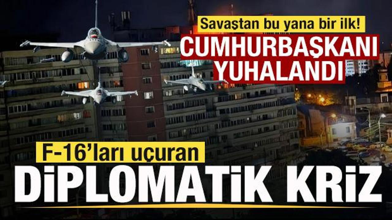 F-16'ları u&ccedil;uran diplomatik kriz! Savaştan bu yana bir ilk! Cumhurbaşkanı yuhalandı