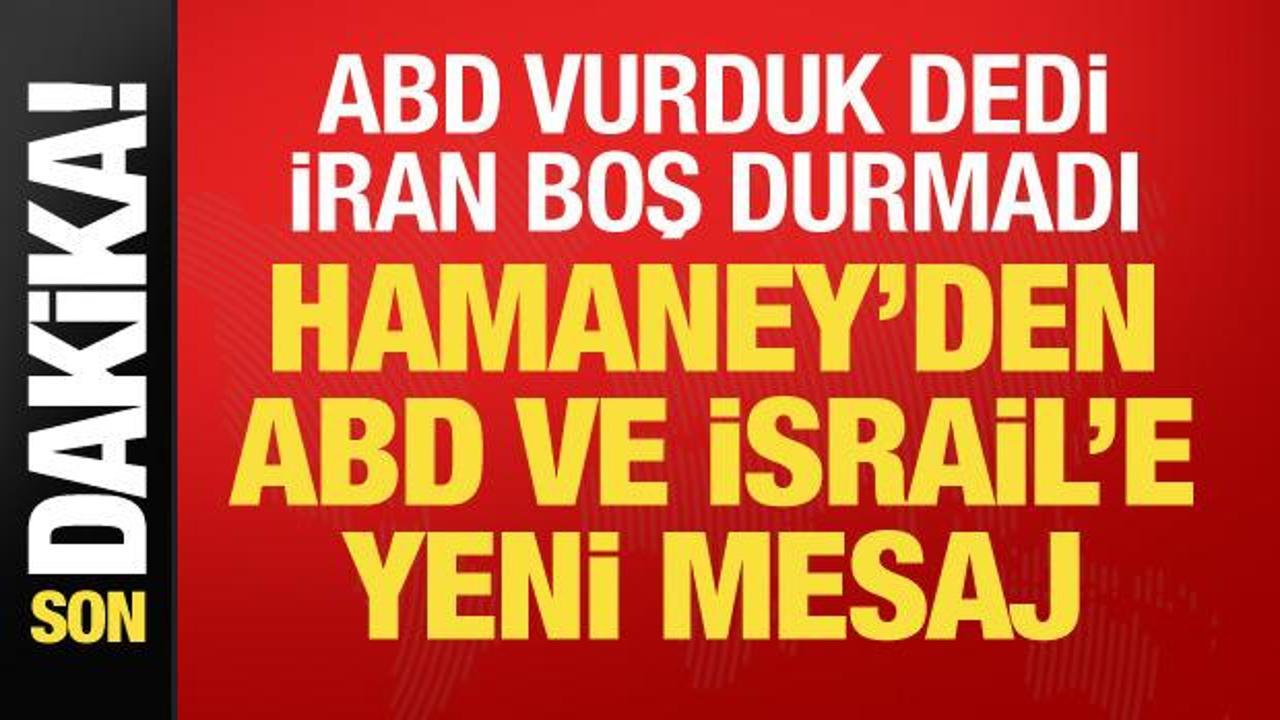 Hamaney’den mesaj! İran: Hava sahamıza giren bir İHA düşürdük