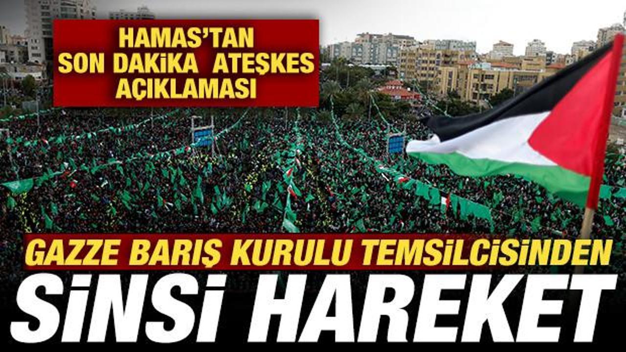 Hamas'tan son dakika ateşkes a&ccedil;ıklaması! Gazze Barış Kurulu Temsilcisinden sinsi hareket
