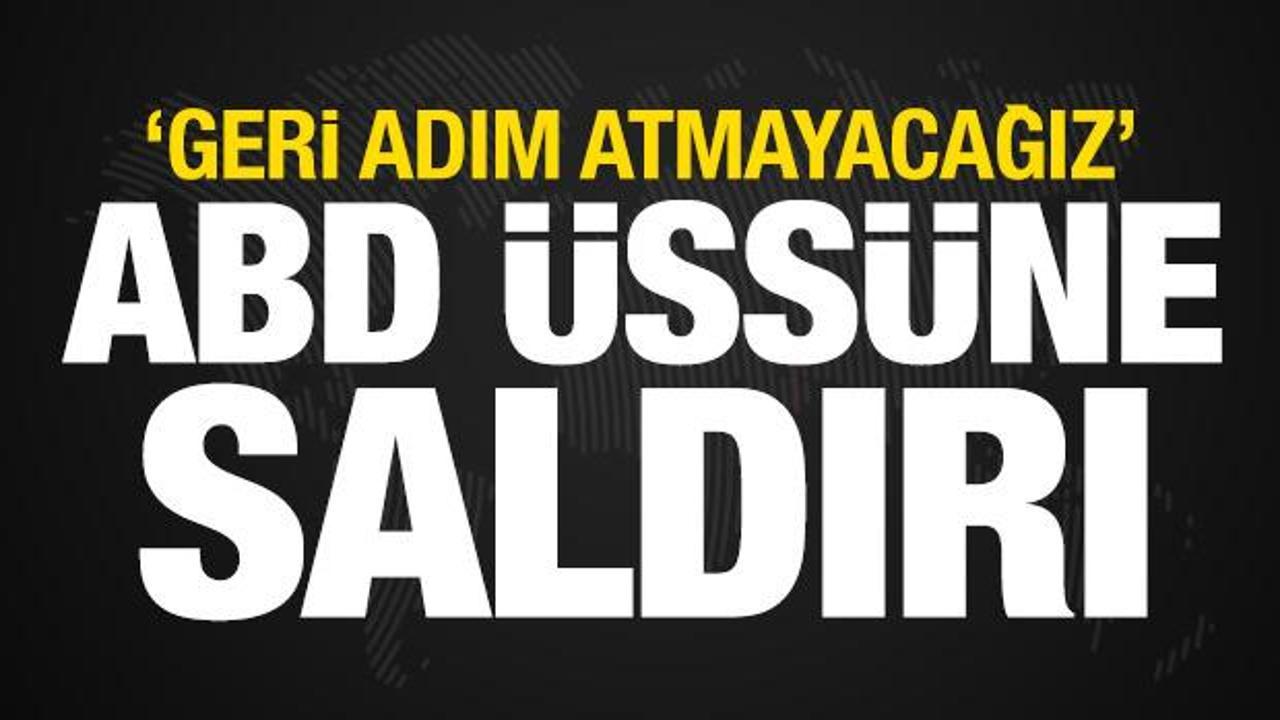 İran'dan ABD &uuml;ss&uuml;ne saldırı! Trump'a cevap: Geri adım atmayacağız
