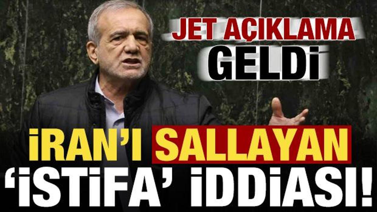 Son dakika haberi: İran'ı sallayan istifa iddiası! İlk a&ccedil;ıklama geldi...