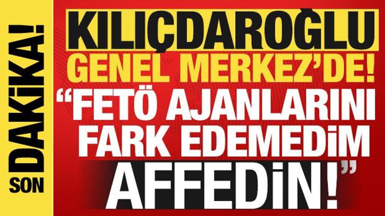 Kemal Kılı&ccedil;daroğlu 2,5 yıl sonra ilk kez Genel Merkez'de! İlk mesajını verdi