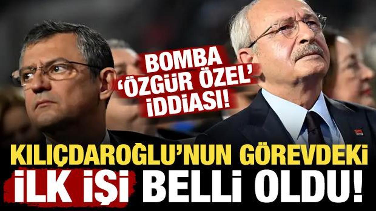 Kılı&ccedil;daroğlu'nun g&ouml;reve başladıktan sonra ilk işi belli oldu! Bomba '&Ouml;zg&uuml;r &Ouml;zel' iddiası!