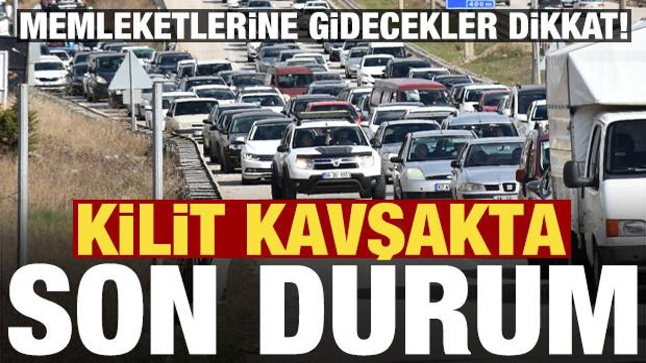 Memleketlerine gidecekler dikkat! 43 ilin ge&ccedil;iş noktası kilit kavşakta son durum...