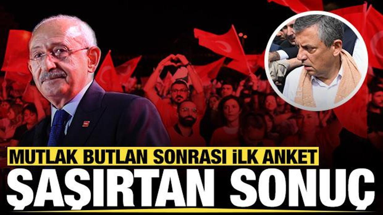 &Ouml;zg&uuml;r &Ouml;zel havlu attı: Mutlak butlan sonrası şaşırtan anket sonucu