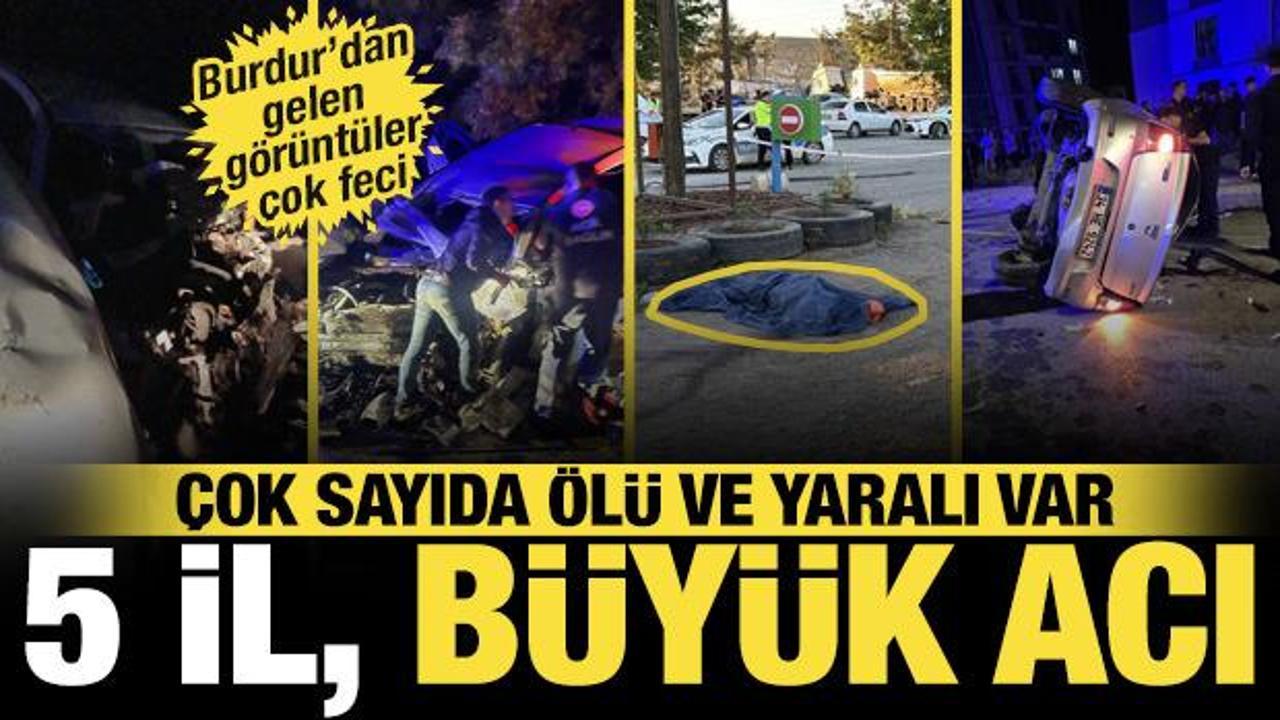 SON DAKİKA: Yollarda can pazarı: 5 ilde meydana gelen kazalarda 8 &ouml;l&uuml;