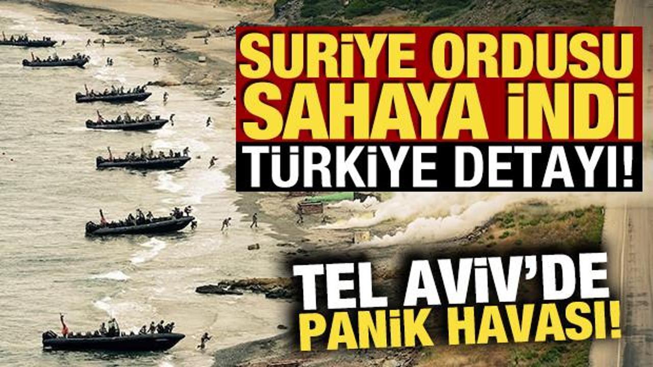 Tel Aviv'de panik havası! Suriye ordusu yıllar sonra sahaya indi: T&uuml;rkiye detayı