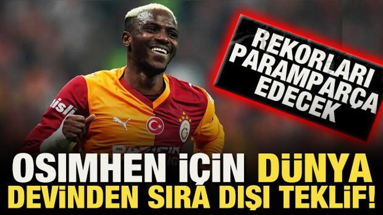Victor Osimhen i&ccedil;in d&uuml;nya devinden sıra dışı teklif! Rekorları parampar&ccedil;a edecek