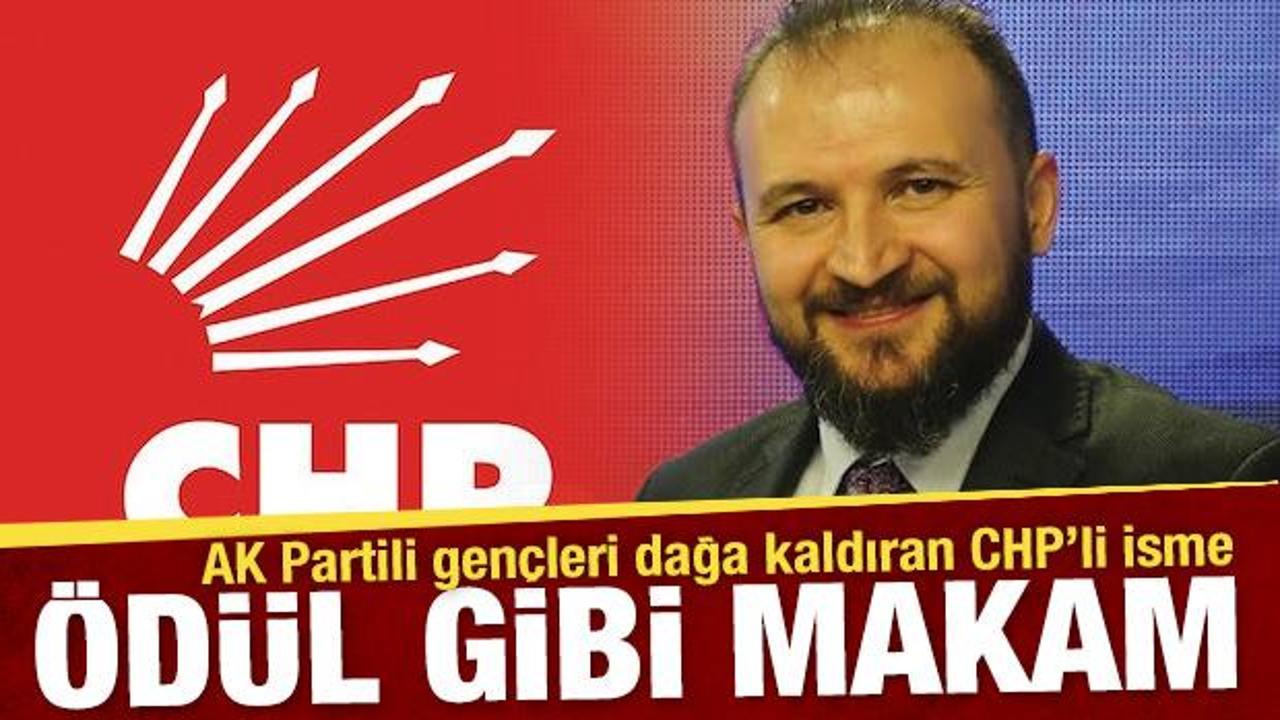 AK Partili gen&ccedil;leri dağa kaldıran CHP&rsquo;li isme belediyede &ouml;d&uuml;l gibi makam