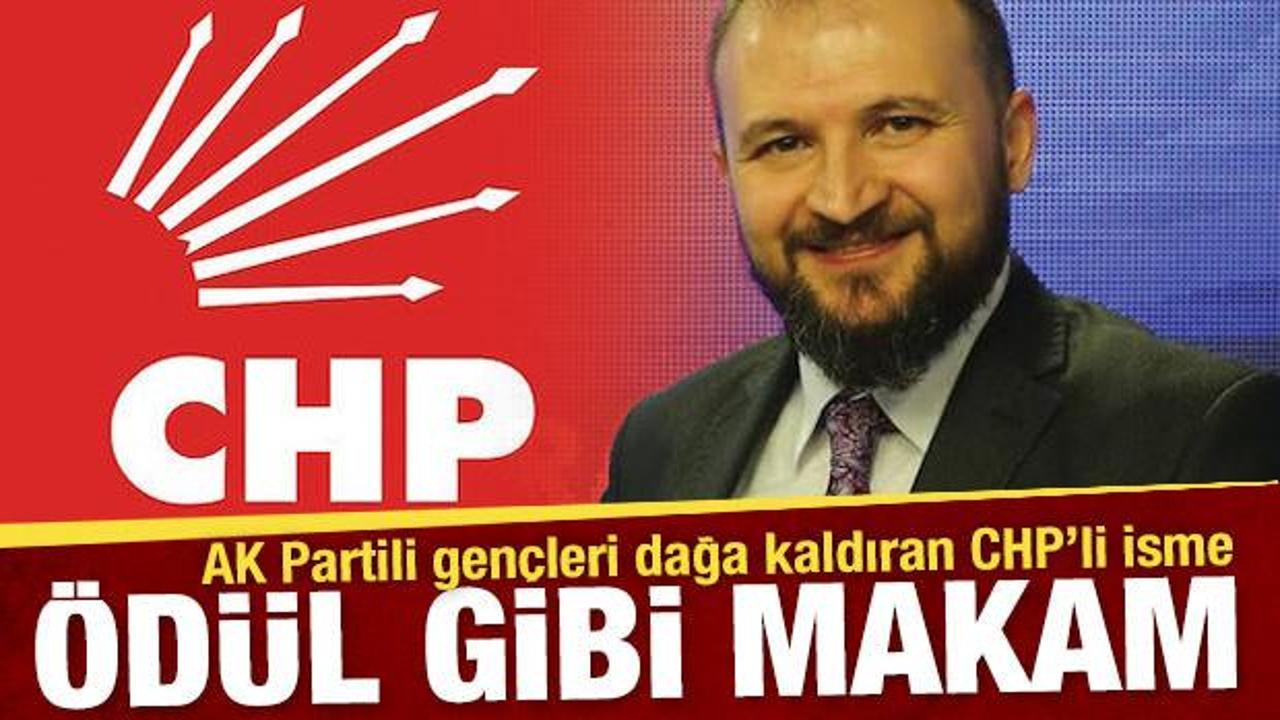 AK Partili gen&ccedil;leri dağa kaldıran CHP&rsquo;li isme belediyede &ouml;d&uuml;l gibi makam