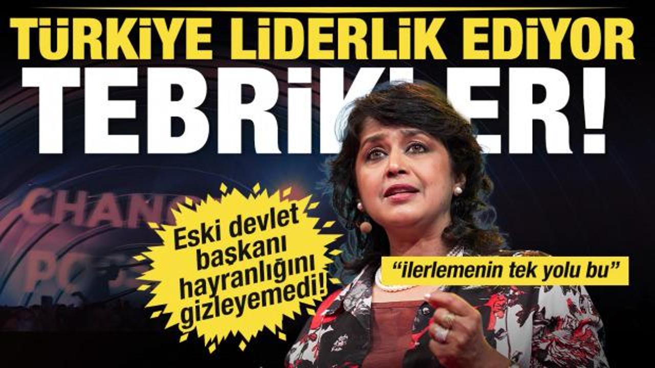 Ameenah Gurib Fakim'den T&uuml;rkiye'ye Sıfır Atık &ouml;vg&uuml;s&uuml;: İlerlemenin tek yolu bu, tebrikler