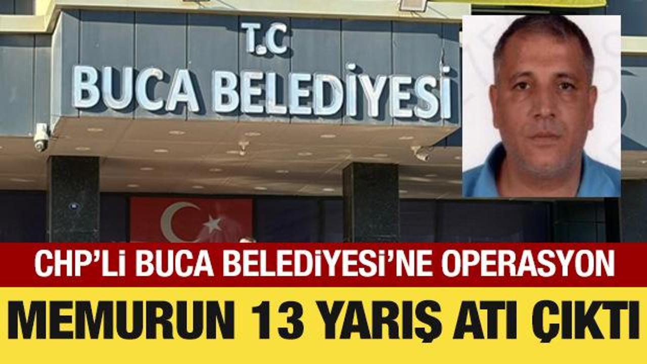 Buca Belediyesi'ne yolsuzluk operasyonu: Memurun 13 yarış atı &ccedil;ıktı