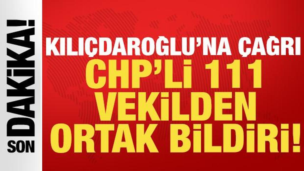CHP milletvekillerinden olağan&uuml;st&uuml; kurultay &ccedil;ağrısı: 111 vekil imza attı