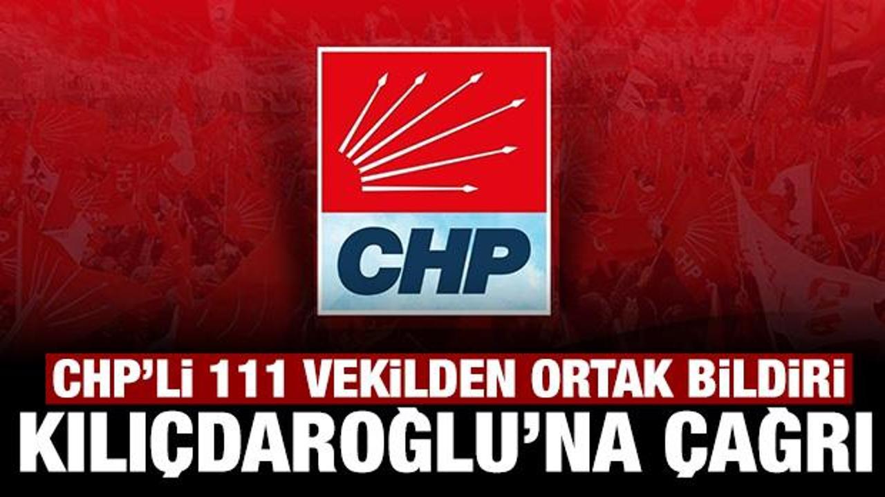 CHP milletvekillerinden olağan&uuml;st&uuml; kurultay &ccedil;ağrısı: 111 vekil imza attı
