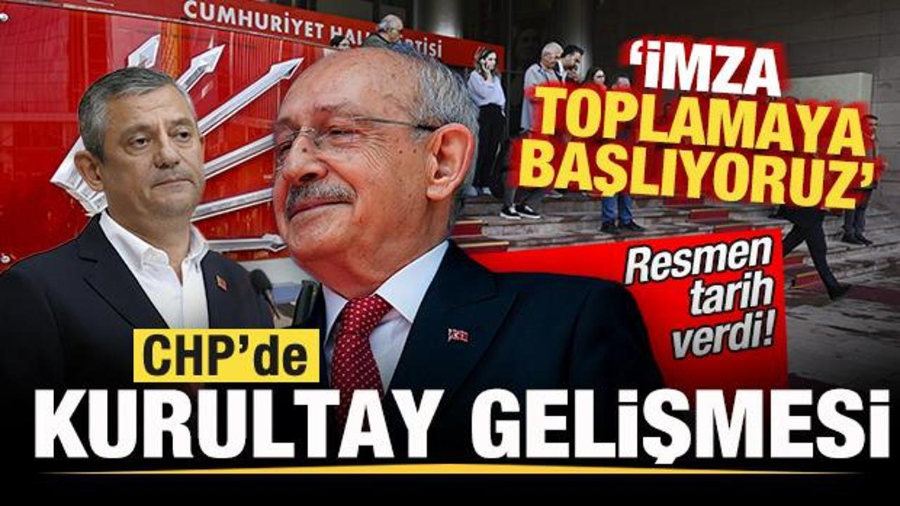 CHP’de son dakika kurultay gelişmesi! Resmen tarih verdi: İmza toplamaya başlıyoruz
