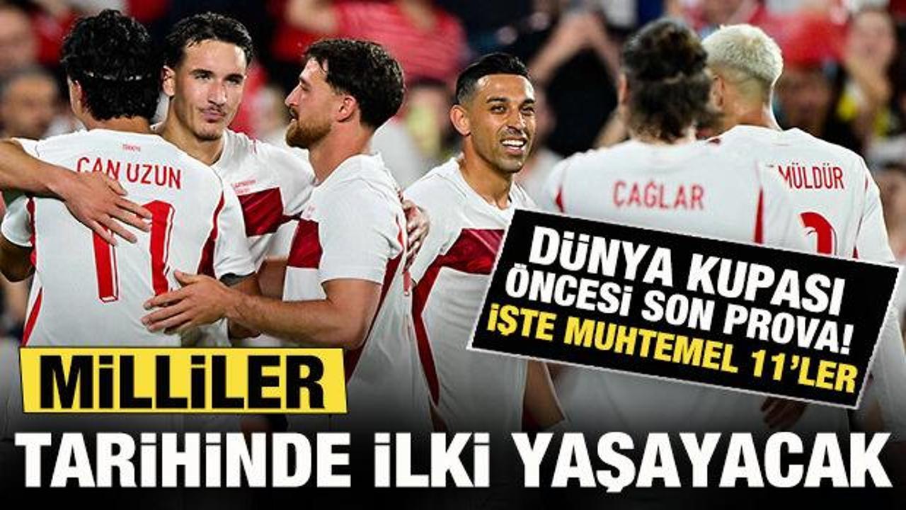 D&uuml;nya Kupası &ouml;ncesi son prova! Venezuela - T&uuml;rkiye: Muhtemel 11'ler