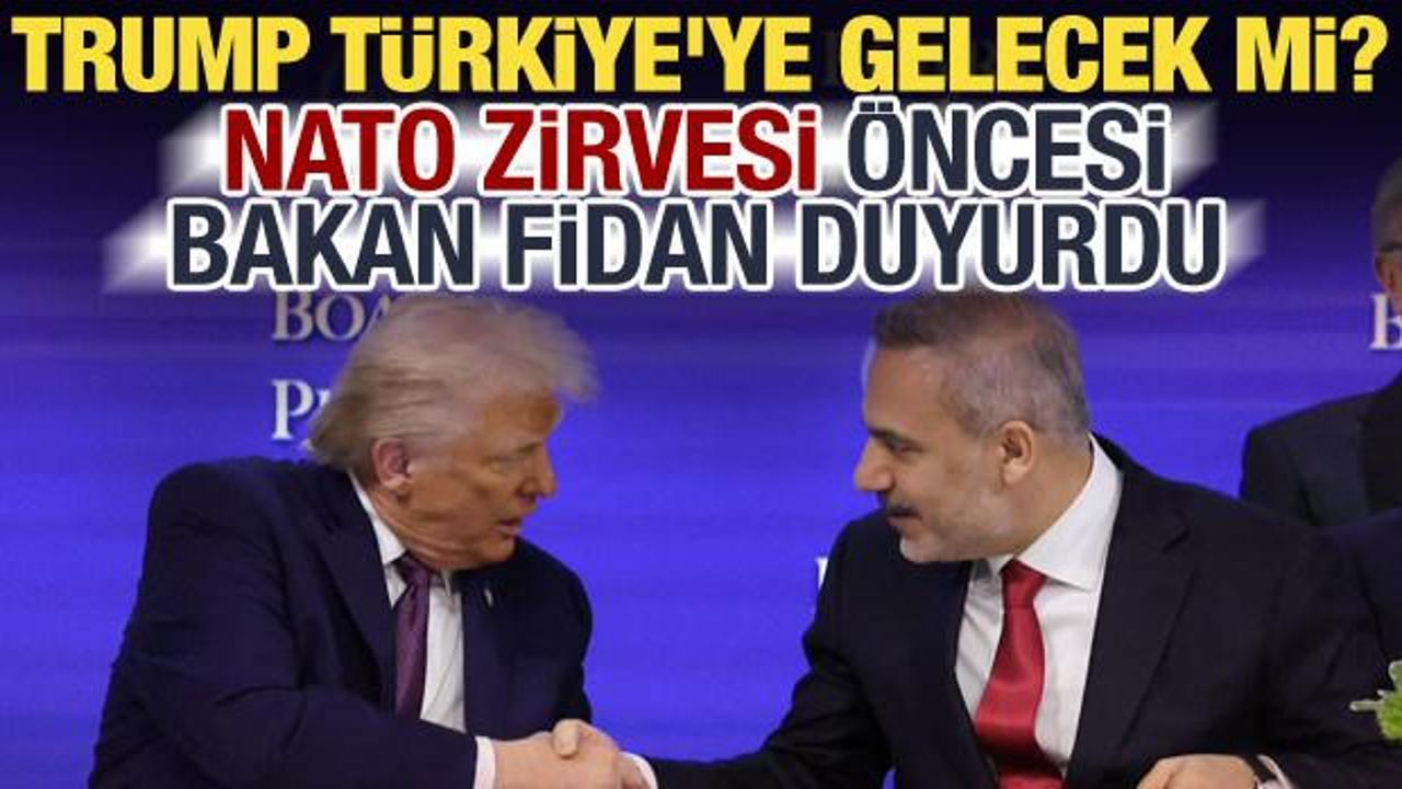 D&uuml;nyanın g&ouml;z&uuml; Ankara'da! Bakan Fidan'dan Trump a&ccedil;ıklaması: Katılmayı planlıyor!