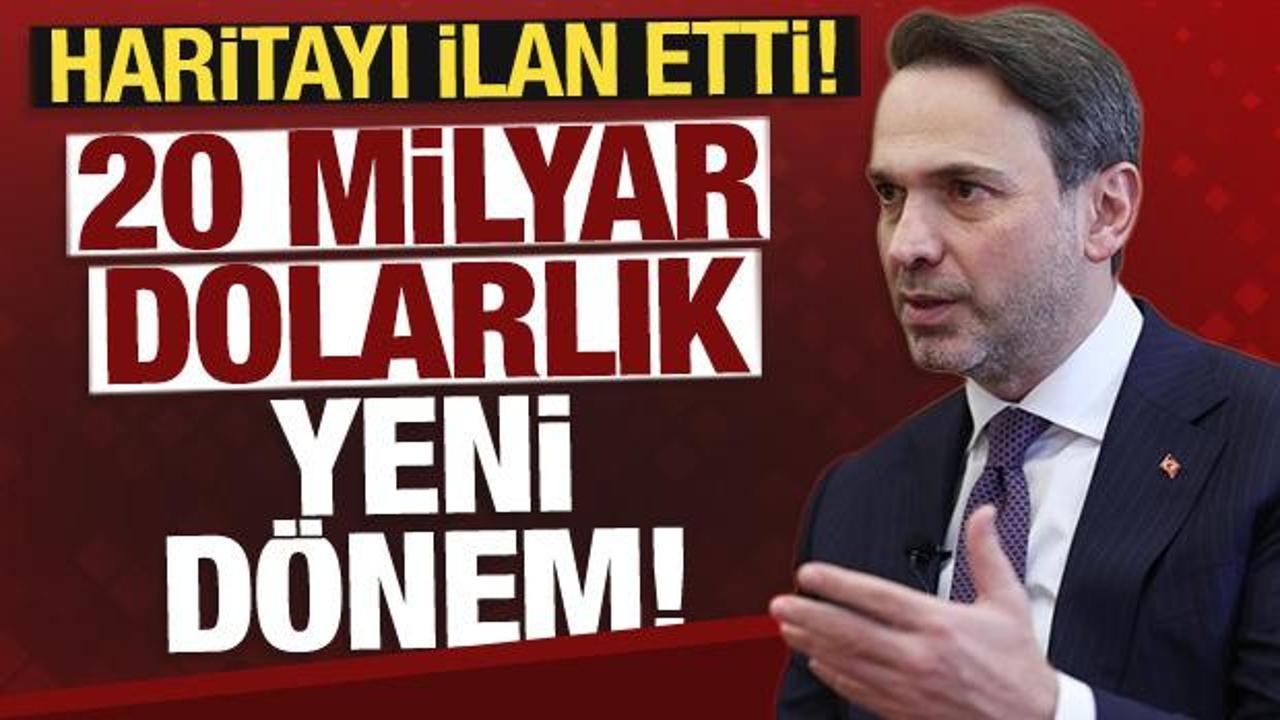 Enerjide 20 milyar dolarlık yeni d&ouml;nem: Bakan Bayraktar haritayı ilan etti!