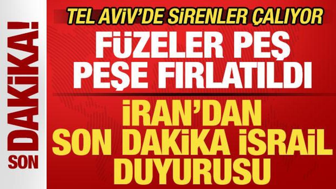 Kanlı saldırı sonrası İran’dan son dakika İsrail duyurusu! Füzeler peş peşe fırlatıldı
