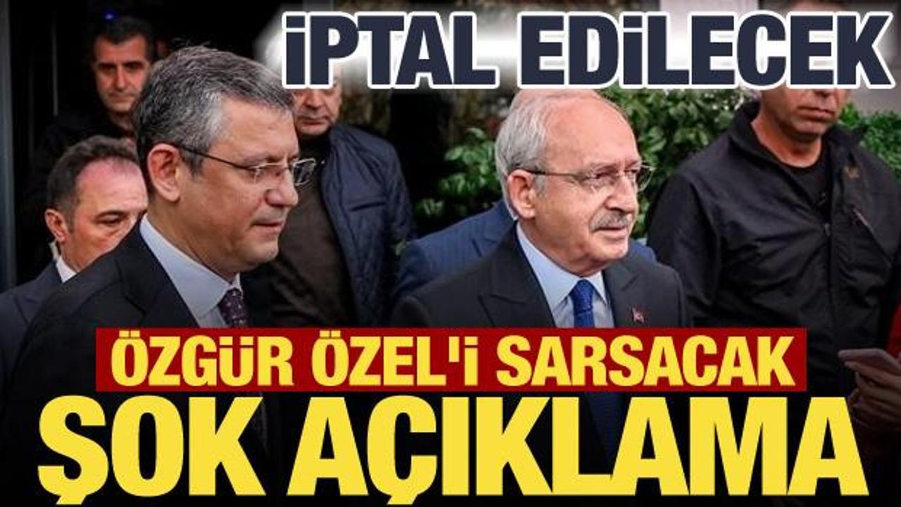 Kılı&ccedil;daroğlu cephesinden &Ouml;zg&uuml;r &Ouml;zel a&ccedil;ıklaması: Grup başkanlığı iptal edilecek!
