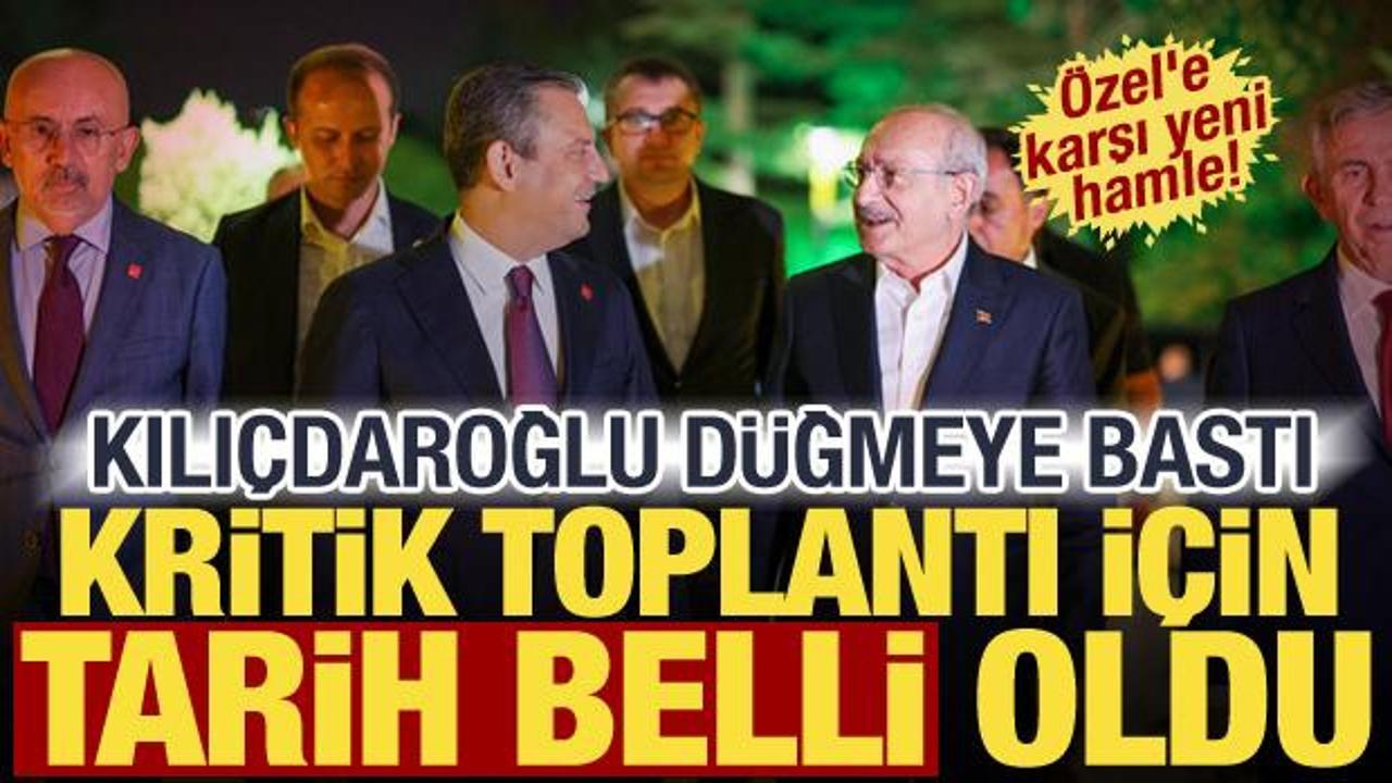 Kılı&ccedil;daroğlu'ndan &Ouml;zel'e karşı yeni hamle! Disiplin Kurulu toplanıyor, tarih belli oldu