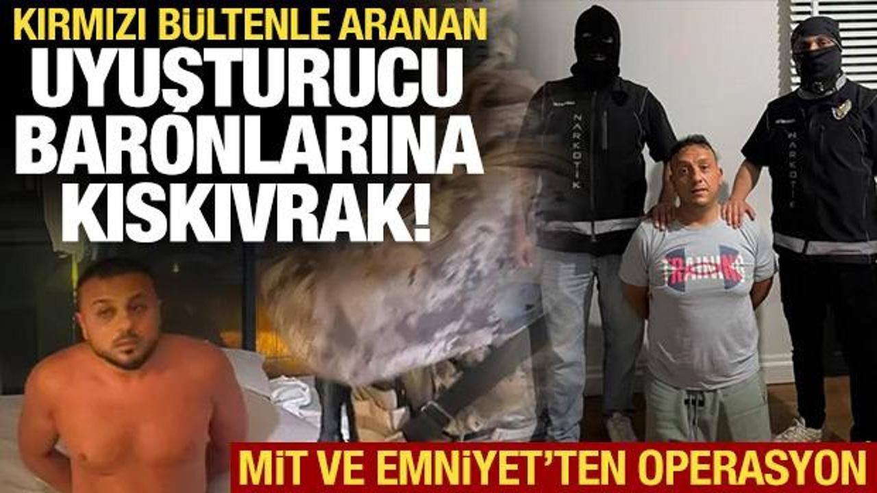 MİT ve Emniyet'ten operasyon: Kırmızı b&uuml;ltenle aranan iki uyuşturucu baronu yakalandı