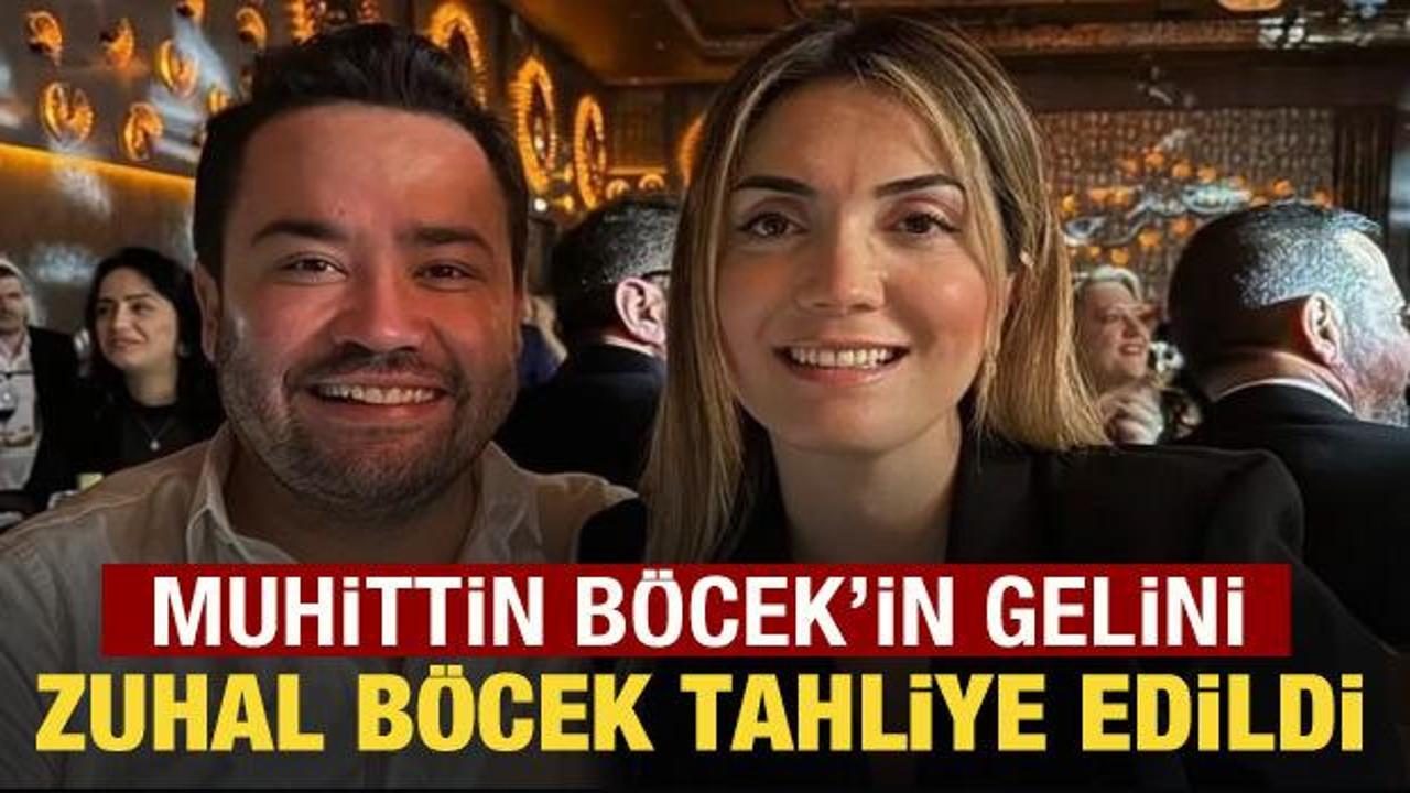 Muhittin B&ouml;cek'in gelini Zuhal B&ouml;cek tahliye edildi