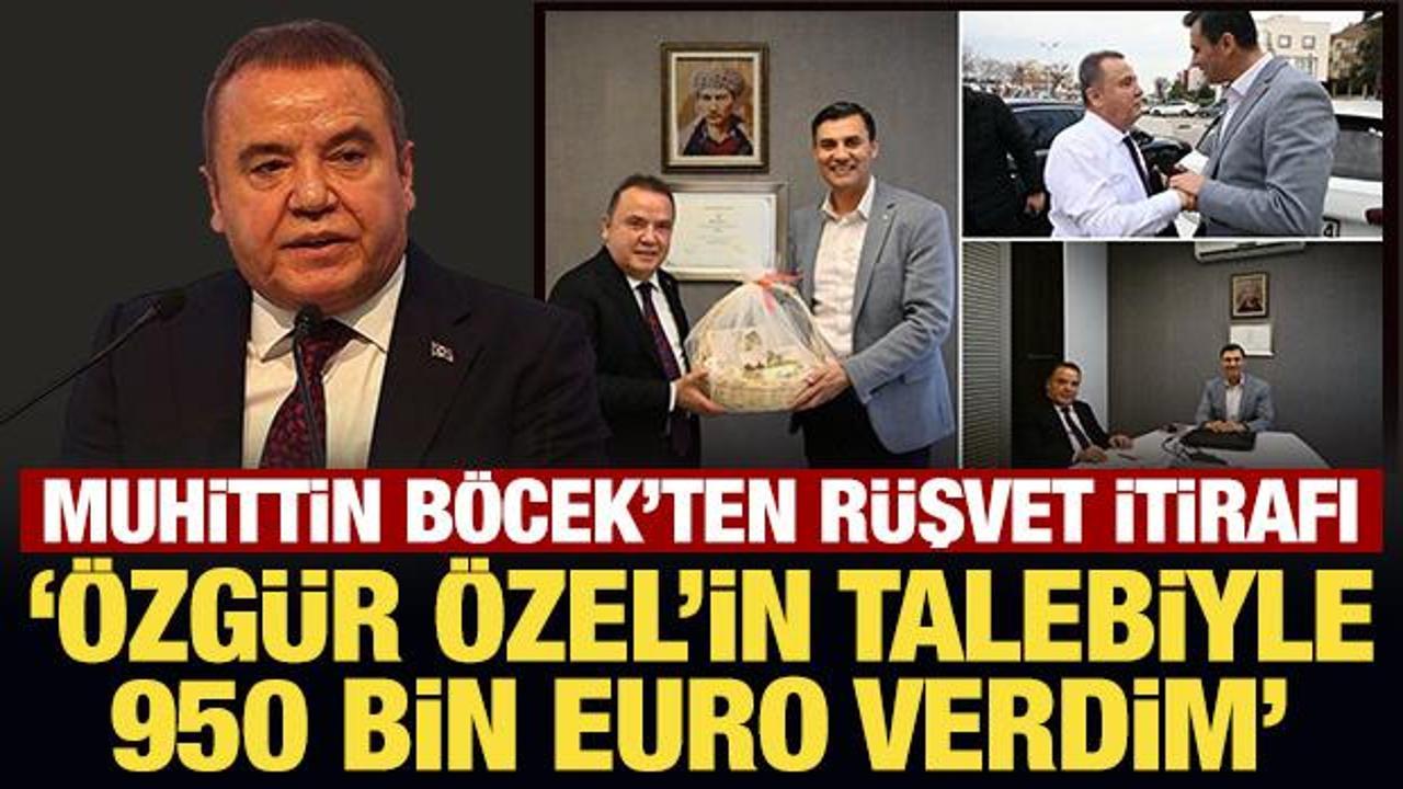 Muhittin B&ouml;cek'ten r&uuml;şvet itirafı: &Ouml;zg&uuml;r &Ouml;zel'in talebiyle Zeyrek'e 950 bin euro verdim