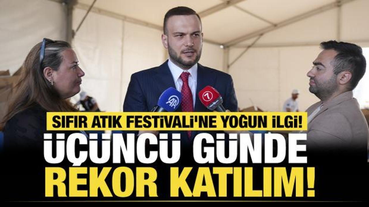 Sıfır Atık Festivali’ne yoğun ilgi! Üçüncü günde rekor katılım! Sıfır Atık Festivali’ne yoğun ilgi! Üçüncü günde rekor katılım!