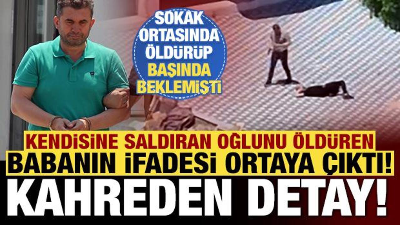 Sokak ortasında oğlunu &ouml;ld&uuml;r&uuml;p, başında beklemişti: Babanın ifadesinde kahreden detay!