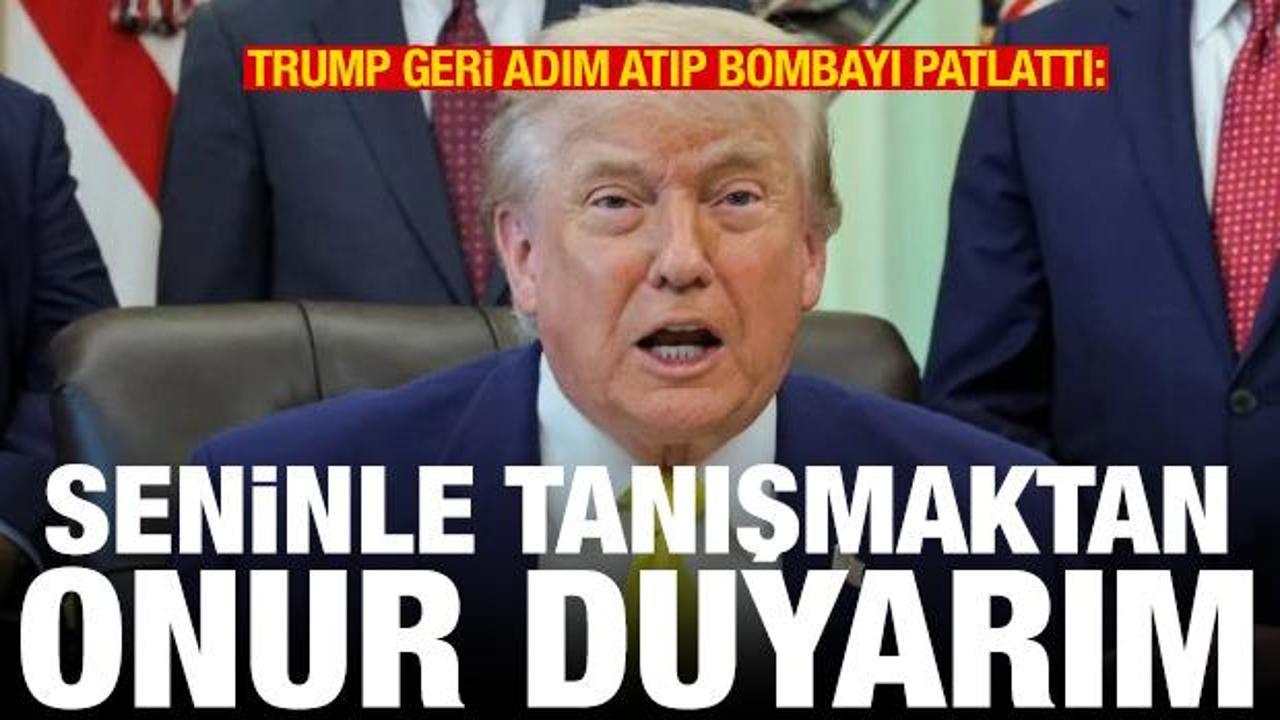 Trump'tan M&uuml;cteba Hamaney'e: Tanışmaktan onur duyarım