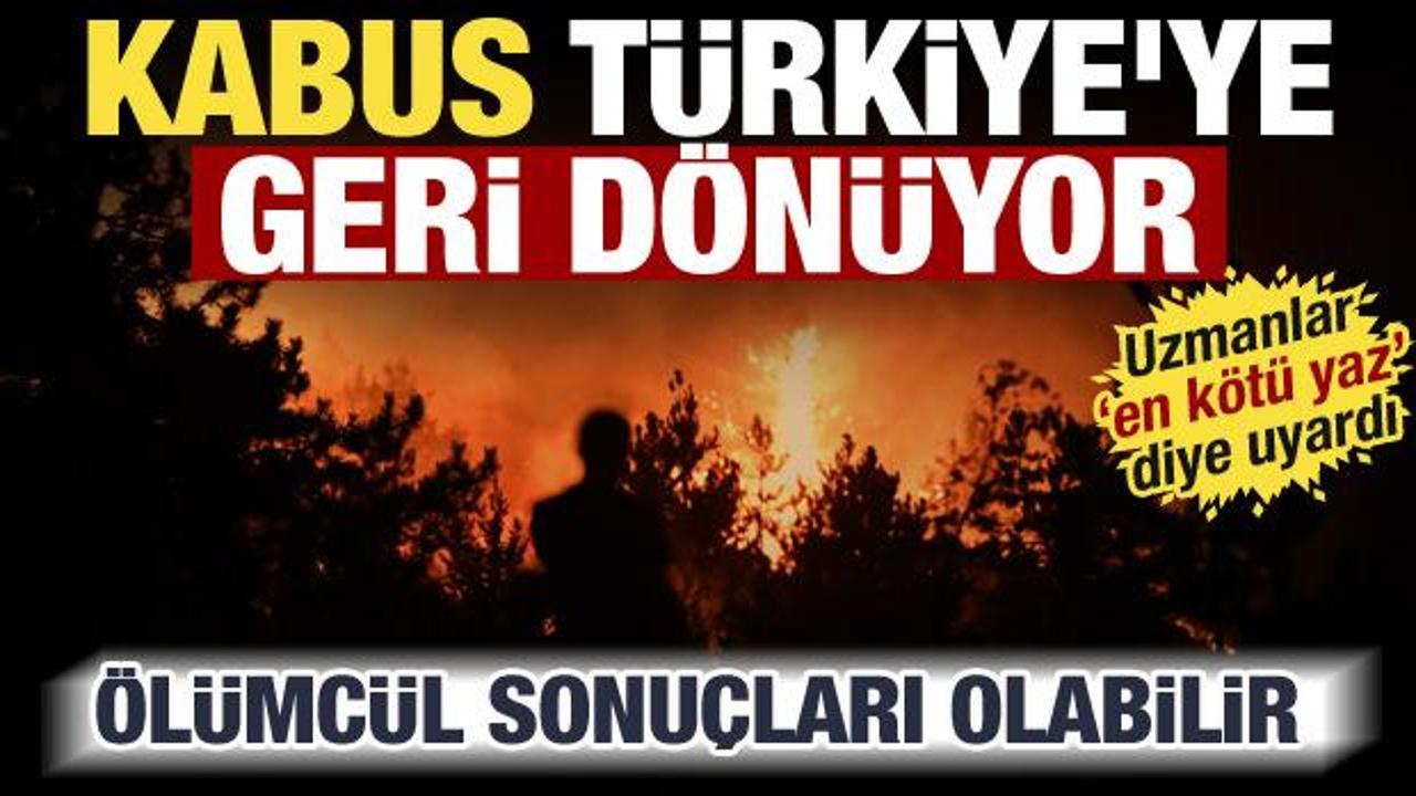 T&uuml;rkiye'de orman yangını alarmı! Uzmanlar uyardı: Bu yaz &ccedil;ok farklı olacak