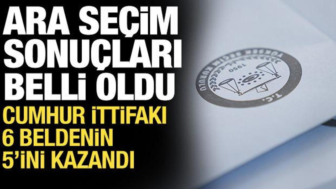 &Uuml;&ccedil; ilde ara se&ccedil;im heyecanı! Sonu&ccedil;lar belli oldu