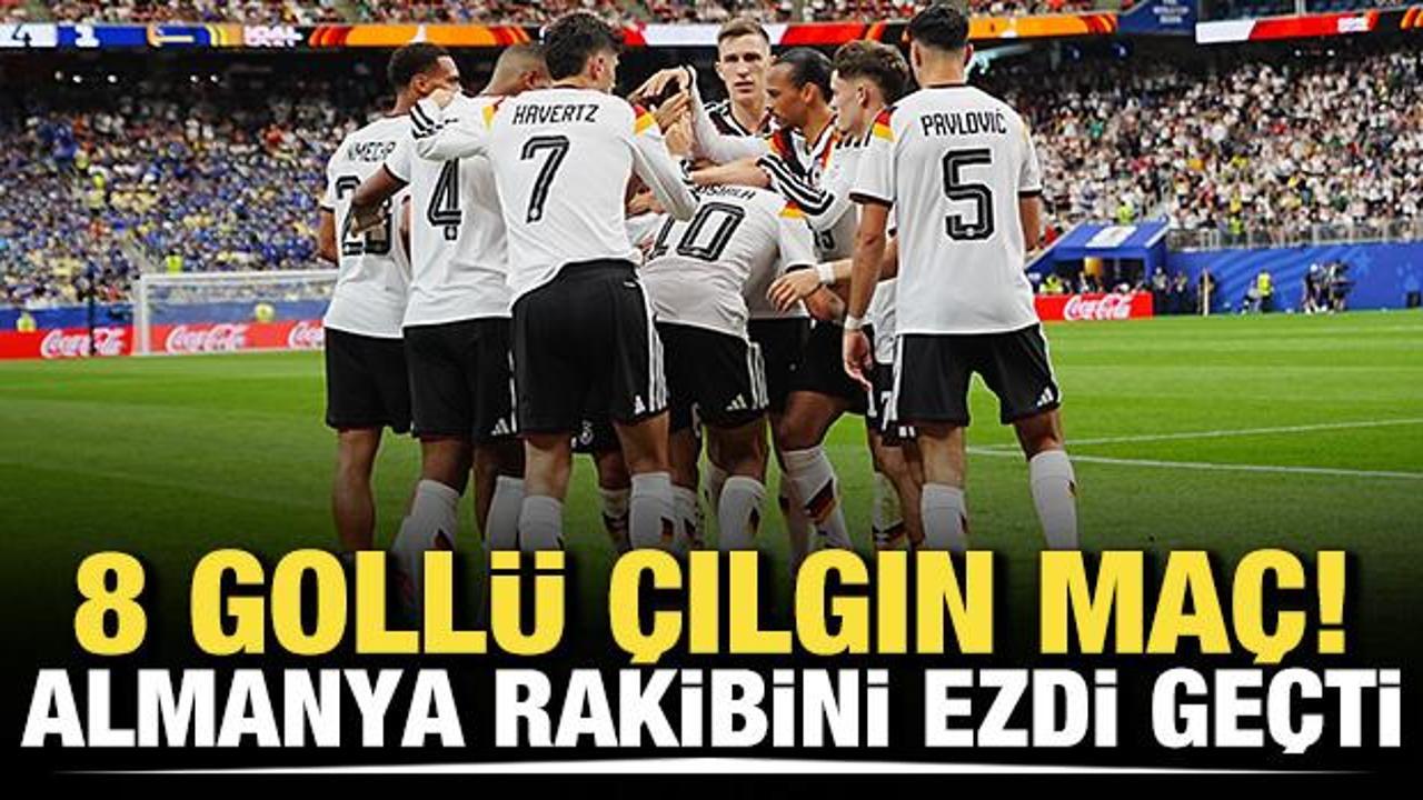 8 goll&uuml; &ccedil;ılgın ma&ccedil;! Almanya, Cura&ccedil;ao'yu ezdi ge&ccedil;ti
