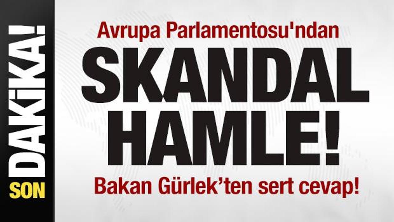 Avrupa Parlamentosu’ndan skandal hamle! Bakan Akın Gürlek’ten sert tepki! Avrupa Parlamentosu’ndan skandal hamle! Bakan Akın Gürlek’ten sert tepki!