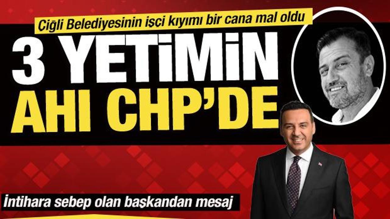 CHP'li &Ccedil;iğli belediyesinin işten &ccedil;ıkardığı &uuml;&ccedil; &ccedil;ocuk babasının intiharının perde arkası