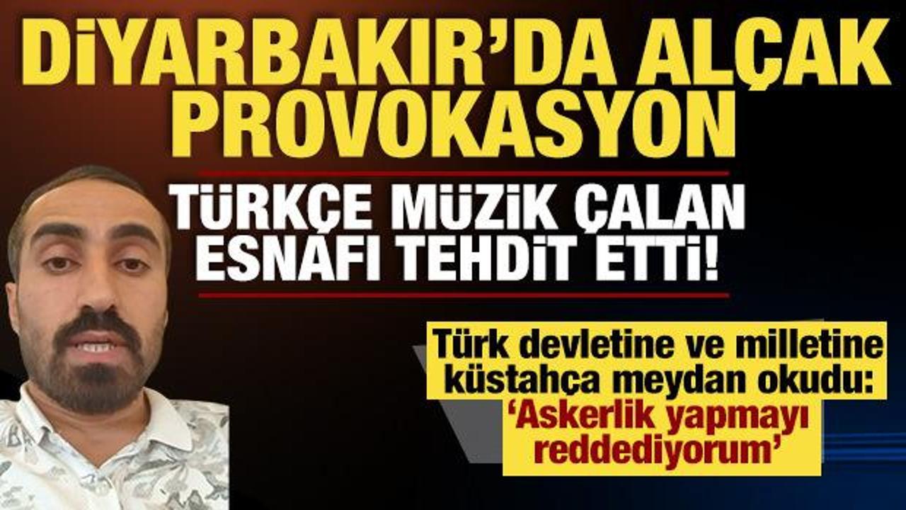 Diyarbakır'da al&ccedil;ak provokasyon: Siyonist propagandayla T&uuml;rk milletine meydan okudu!