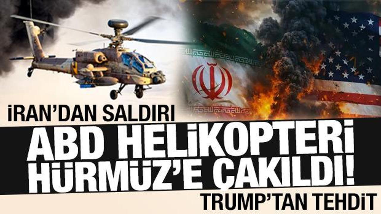 İran, ABD helikopterini d&uuml;ş&uuml;rd&uuml;! Trump: Karşılık vermek zorundayız