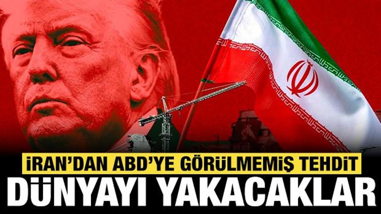 İran'dan ABD'ye g&ouml;r&uuml;lmemiş tehdit: T&uuml;m d&uuml;nyayı ateşe atacaklar
