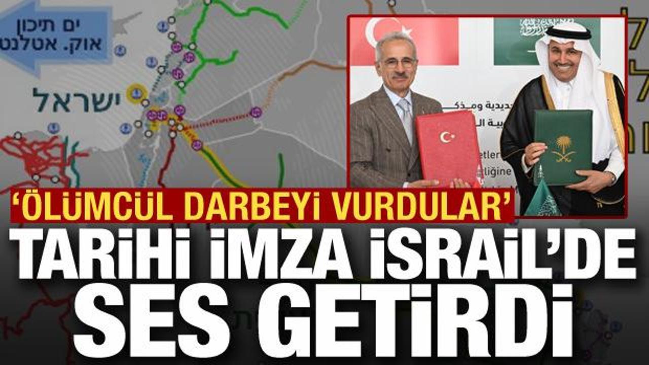 İsrail basını: T&uuml;rkiye-Suudi Arabistan imzası &ouml;l&uuml;mc&uuml;l darbeyi vurdu!