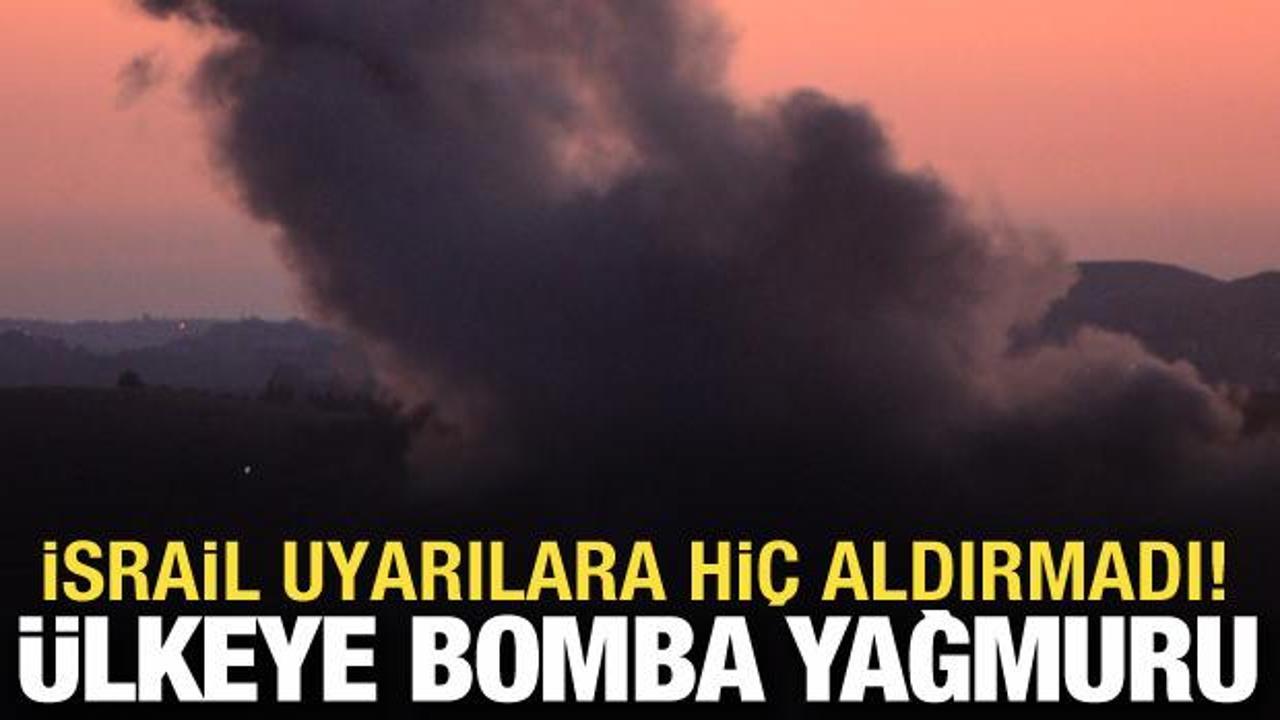 İsrail İran'ın uyarısına aldırmadan vurdu