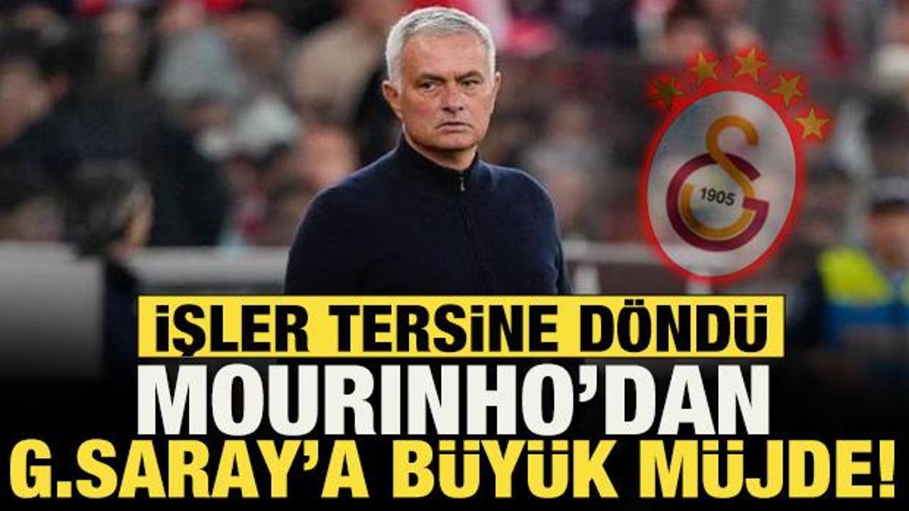Jose Mourinho'dan Galatasaray'a b&uuml;y&uuml;k m&uuml;jde!