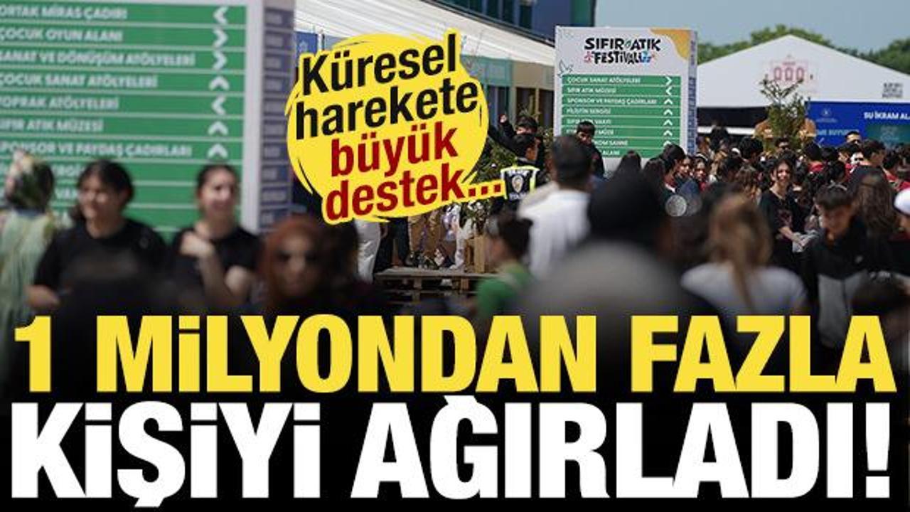 K&uuml;resel harekete b&uuml;y&uuml;k destek: Sıfır Atık Festivali 1 milyondan fazla kişiyi ağırladı!