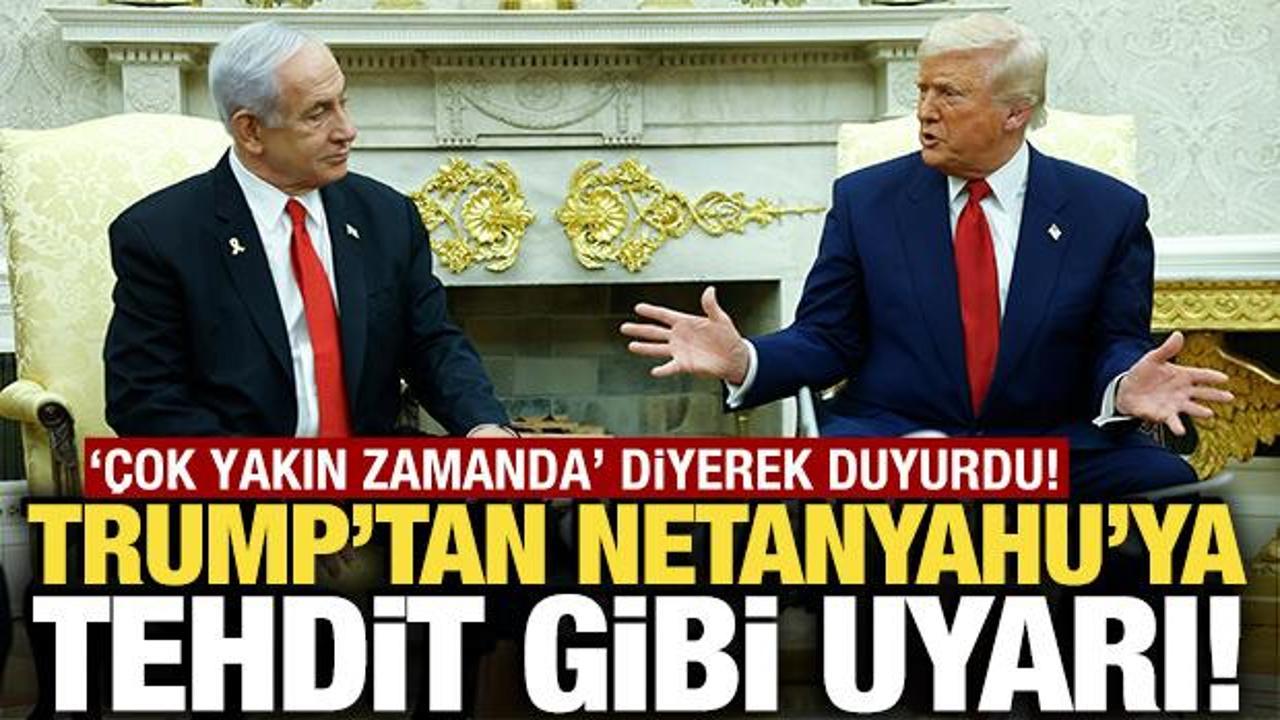 Trump'tan Netanyahu'ya tehdit gibi uyarı! 'Tek başına kalırsın'