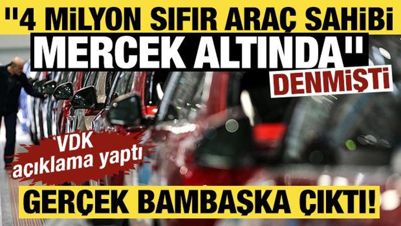 "4 milyon ara&ccedil; sahibi incelemeye alındı" denmişti: Meğer ger&ccedil;ek başkaymış!
