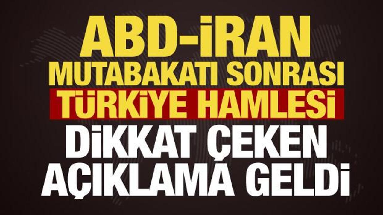 ABD-İran mutabakatı sonrası Bakan Fidan'a telefon! T&uuml;rkiye'ye teşekk&uuml;r ettiler