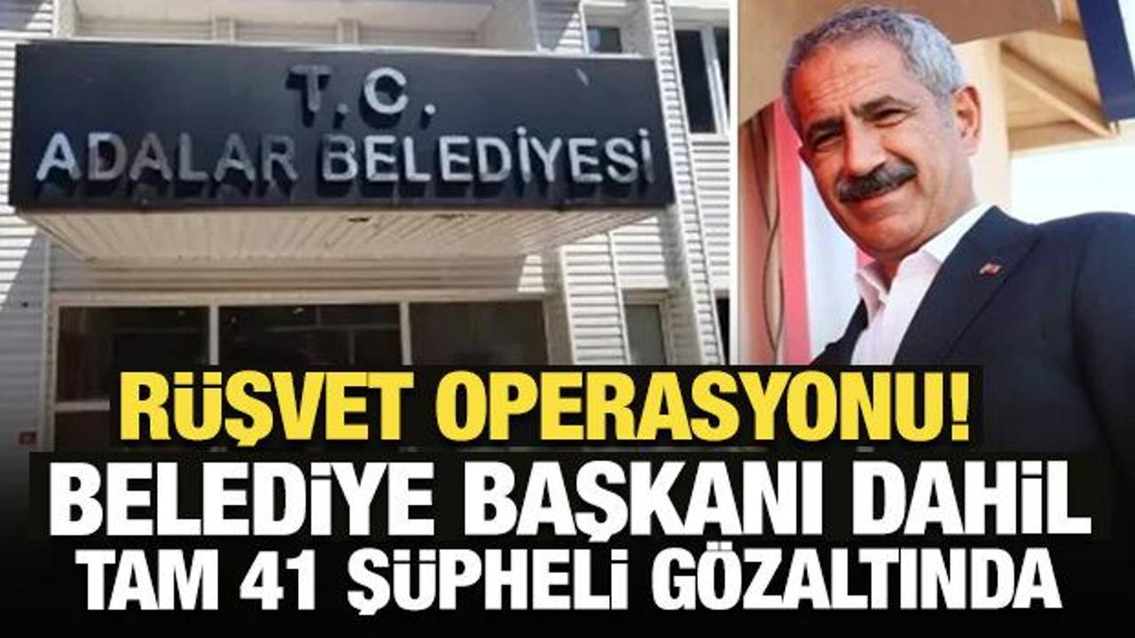 Adalar Belediyesi'ne r&uuml;şvet operasyonu! Belediye Başkanı Ercan Akpolat g&ouml;zaltına alındı