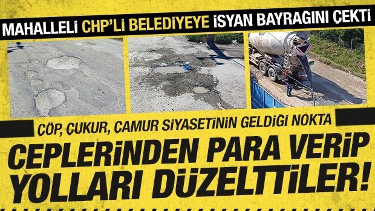 Adana'da mahalleli isyan bayrağını &ccedil;ekti, beton mikser kiralayıp yolu d&uuml;zelttiler!